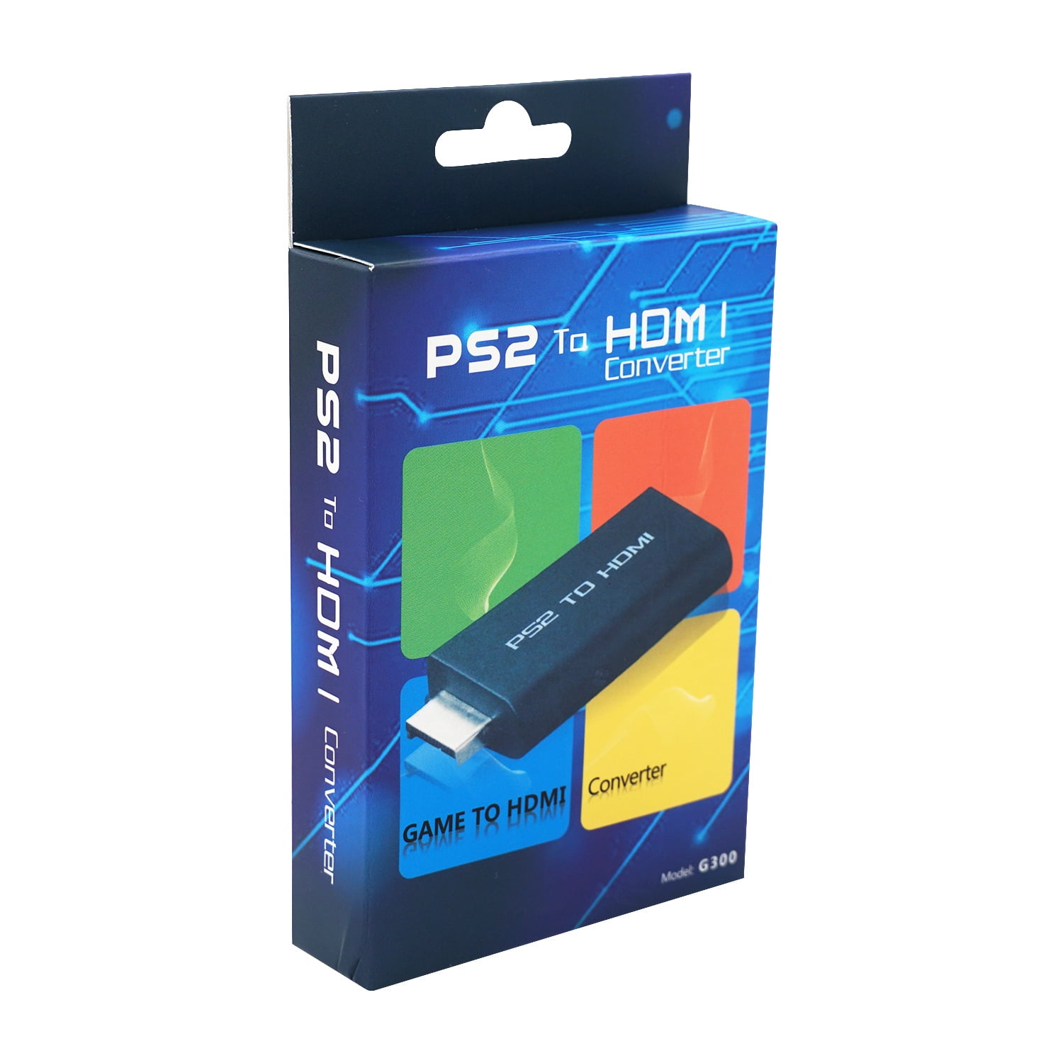 PS2 zu HDMI Konverter SOPEAR PS2 zu HDMI Video Converter Adapter mit HDMI Kabel Unterstützung 480i 480 P 576i 576 P HDTV