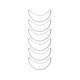 thumbnail image 1 of Vogacara Juego de almohadillas para la piel, almohadilla transparente de silicona para los ojos y el cuello, parche reutilizable para la frente y el Tratamientos faciales Vogacara BFH000055-01, 1 of 6