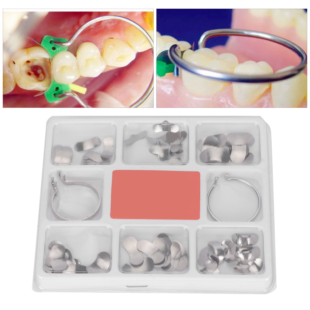 YLSHRF Dental Metal Sectional Mold Teeth Filling Full Kit for Teeth