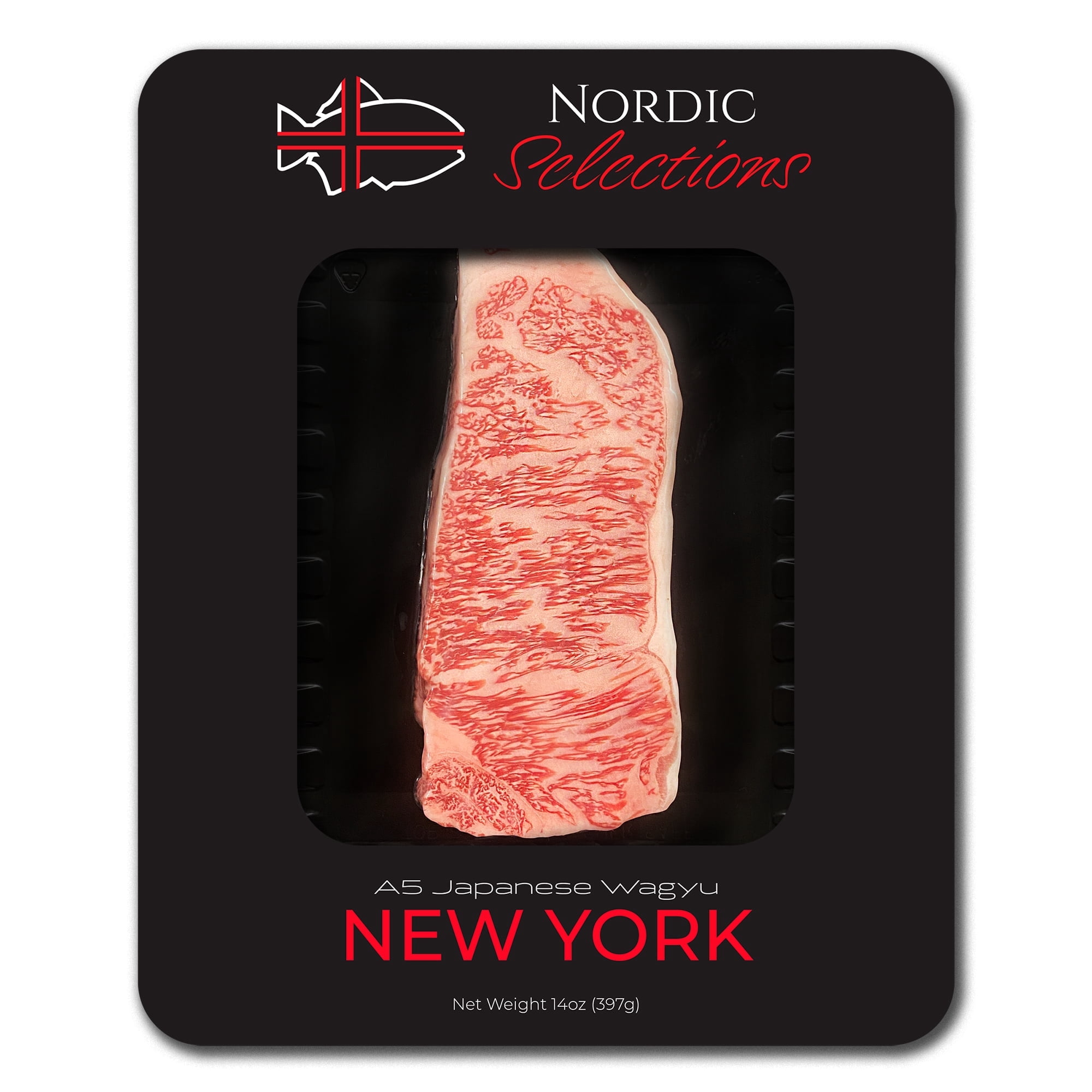 A5 Japanese Wagyu New York Strip Steak - 100% Authentic from Kagoshima Prefecture (14oz portion)