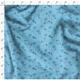 thumbnail image 6 of Soimoi Poly Taffeta Blue Fabric By the Yard - 56 Inch Wide - Florals, Leaves Print Fabric - Elegant & Beautiful Patterns for Fashion and Home Decor Printed Fabric, 6 of 6