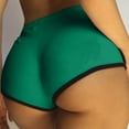 thumbnail image 3 of Gibobby Yoga leggings cortos Pantalones cortos Leggings atléticos Entrenamiento transpirable Correr Yoga Fitness Deportes Mujer Pantalones de yoga(Verde,G), 3 of 5