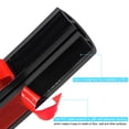 thumbnail image 4 of Uxcell Floor Cord Cover Cable Protector Cable Management for Home Office Black 7.9 ft, 4 of 6