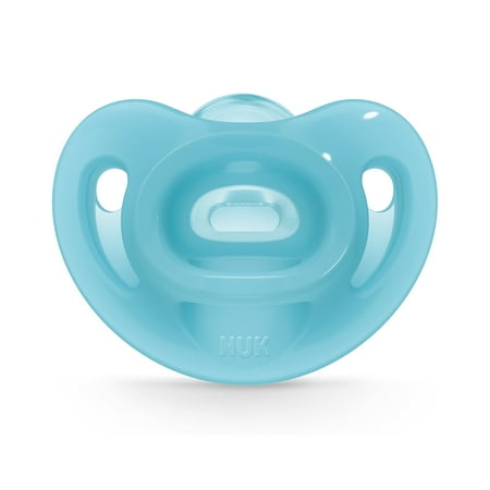 NUK Sensitive Orthodontic Pacifiers, 0-6 Months, 2-Pack