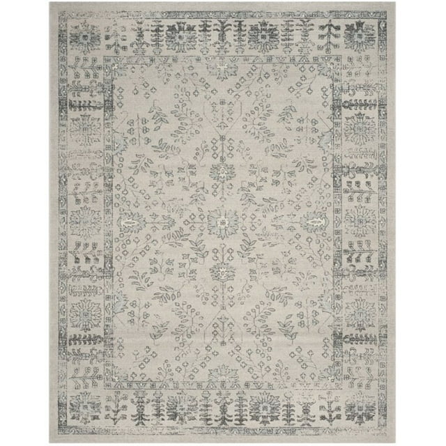 Safavieh Carmel 2' X 8' Power Loomed Rug in Beige and Blue