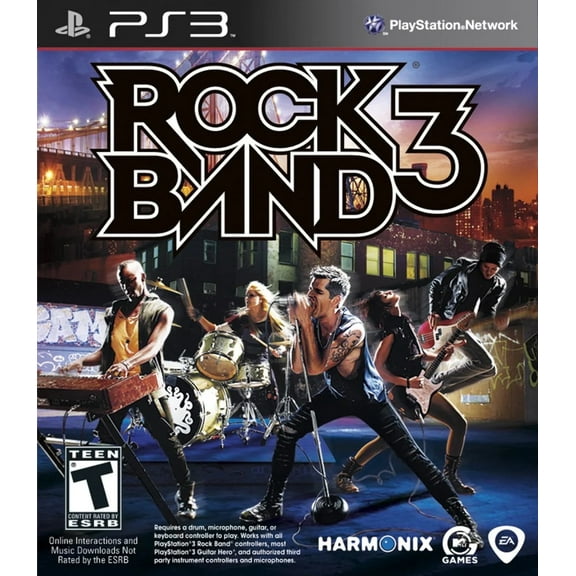 Restored Rock Band 3 PlayStation 3 PS3 Game Only (Refurbished)