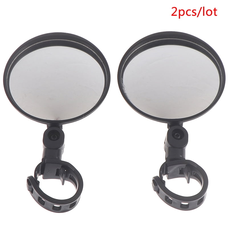 2Pcs Bicycle Mirror Handlebar Rearview Mirror Wide Angle 360 degree Rotate