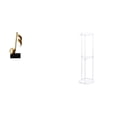 thumbnail image 1 of Figura de nota musical de resina creativa, centro de mesa con adorno de acrílico transparente para escritorio, chimenea, oficina, balcón, regalo de in, 1 of 8