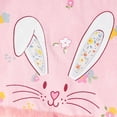 thumbnail image 6 of HILEELANG Toddler Girls Short Sleeve Pink Dresses Easter Summer Cotton Casual Cartoon Animal Bunny Pattern Swing Twirly Sundress 2T, 6 of 6