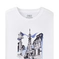 thumbnail image 2 of Emily In Paris T-Shirt à Manches Courtes pour Femmes, Paysage Urbain Esquissé, 2 of 3