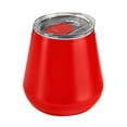 thumbnail image 1 of Termo de acero inoxidable tapa push acabado rugoso-gout rojo 9.6 x 10, 1 of 2