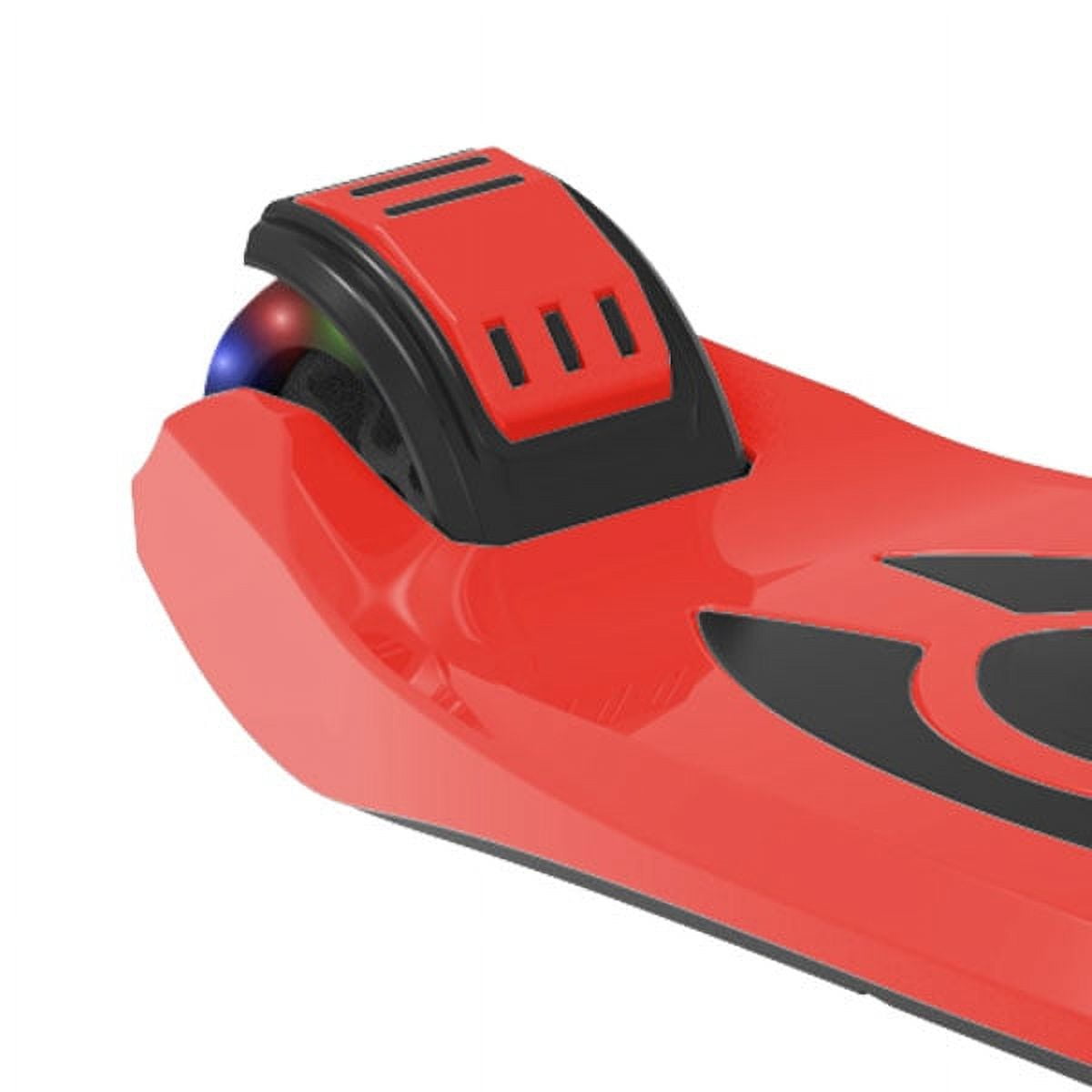 Hover 1 Kids Gear Vivid Folding Kick Scooter Red LED Lights