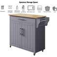 Jayseem Kitchen Storage Island,Rolling kitchen Island on Wheels with