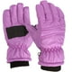thumbnail image 4 of Guantes de invierno para niños, para exteriores, para niños, niñas, patinaje sobre nieve, snowboard, resistentes al viento, cálidos, para esquí, talla M/L, morados., 4 of 7