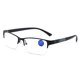 thumbnail image 2 of Gafas de lectura de media montura, gafas negras HD para hombres y mujeres mayores, antifatiga de moda, 2 of 4