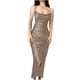 thumbnail image 1 of Vestido de mujer Casual sólido sin mangas Sling cuello cuadrado Jag vestido corto OAVQHLG3B Store  lin121212, 1 of 5