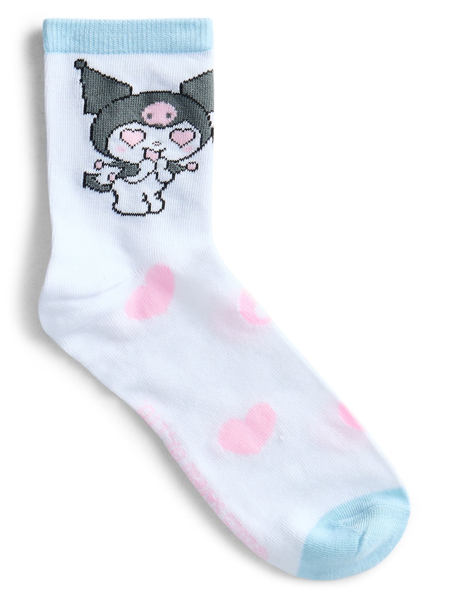 My Melody and Kuromi Womens' Crew Socks, 10-Pack, Sizes 4-10