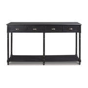 Signature Design by Ashley Casual Eirdale Sofa/Console Table, Black