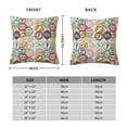 thumbnail image 2 of Yiaed Travel Stamp Print Pillow Covers Super Soft Decorative Square Throw Pillow Covers Case Cushion Covers for Sofa Couch Bedroom Car Decor（No pillow core）-18"x18", 2 of 7