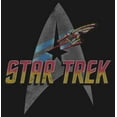 thumbnail image 2 of Men's Star Trek Retro Starfleet Logo Graphic Tee Black Small, 2 of 5