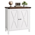 thumbnail image 2 of Kojooin Coffee Bar Cabinet with Storage, 30 Inch Farmhouse Kitchen Storage Cabinet with 2 Barn Doors, 2 of 9
