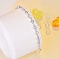 thumbnail image 2 of Pulsera de amor de cristal de plata pura S925 para mujer, pulsera de diseño de nicho de lujo ligero, 2 of 6