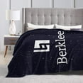 thumbnail image 4 of Berklee College of Music Logo Fleece Blanket, Very Soft Microfiber Flannel Blanket for Couch Warm and Cozy for All Seasons, 4 of 6