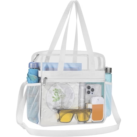 Clear Bag for Stadium Events,Transparent Bag for Work Concerts Travel Gym