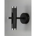 thumbnail image 5 of ET2 Lighting E25040-BKSN Ambit LED 1-Light Wall Sconce - Black & Satin Nickel, 5 of 7
