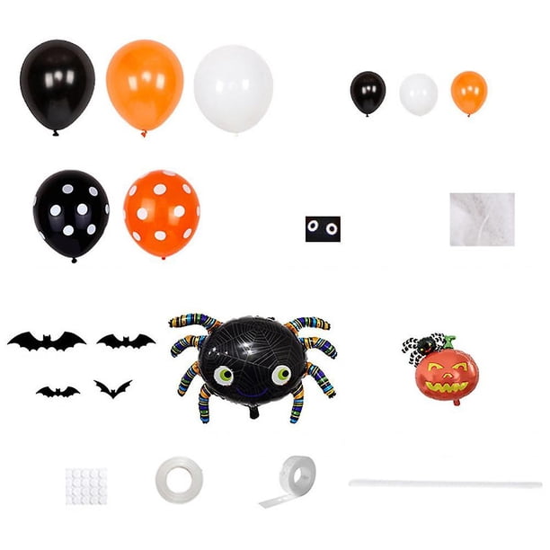 Kit de globos de Halloween, para decoración de aulas con temática de Halloween para niños
