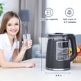 thumbnail image 6 of Electric Tea Kettle for Boiling Water, Food Grade Stainless Steel Base 2.0L 1000W Electric Kettle with Auto Shut-Off and Boil-Dry Protection, Black, 6 of 14