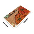 thumbnail image 3 of SLYNSHome Halloween Mat for Front Door Cute Pumpkin Halloween Carpet,Door Mats with Non-slip Backing Hallowmas Washable Bathroom Rug for Home Halloween Decoration(31.5x19.7Inch), 3 of 6