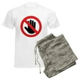 thumbnail image 6 of CafePress - Men's Light Pajamas - Men's Light Loose Fit Cotton Pajama Set, 6 of 7