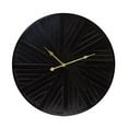 thumbnail image 2 of Melrose Round Numberless Wall Clock - 19.5" - Black and Gold, 2 of 3