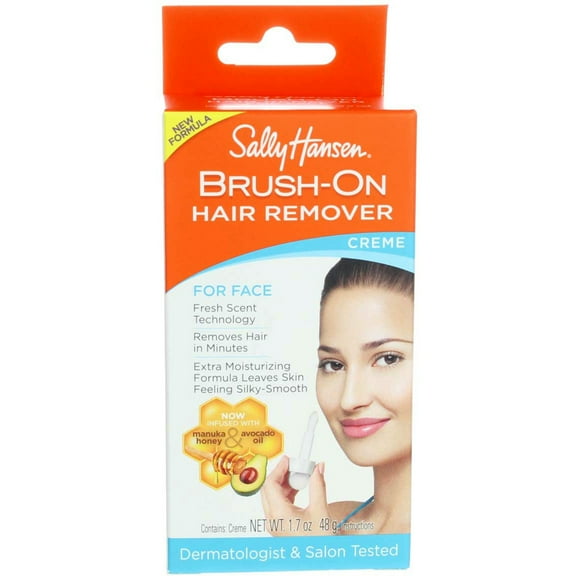 Sally Hansen Brush-On Hair Remover Creme for Face 1.7 oz