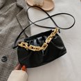 thumbnail image 1 of Bolsa de hombro plisado para mujer cruzado con diseño de piedra de PU para mujer Sywqhk Para Estrenar, 1 of 9