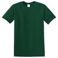 thumbnail image 6 of Gildan Short Sleeve Crewneck T-Shirt, Forest Green Size-XL, Men's Classic Fit Comfort Tee, 100 Heavy Cotton, Arts and Craft Shirt, 6 of 6