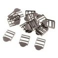 thumbnail image 4 of Hebilla deslizante ajustable de 20 piezas para equipaje, senderismo, camping, bolsos Negro, 4 of 6