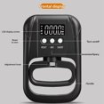 thumbnail image 5 of Digital Hand Dynamometer Hand Grip Strength Trainer USB Rechargeable Grip Strengthener Hand Exerciser Meter Black&White, 5 of 5
