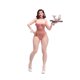 thumbnail image 4 of Figura de niña con bandeja de servir a escala 1:18, modelo en miniatura de mujer en traje de baño, accesorio para fotos, figura de diminutas., 4 of 10