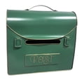 thumbnail image 3 of DimyFew Wall Mount Briefcase Mailbox Metal Vintage Mailbox for Outside Home Entryway Green, 3 of 8