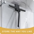 thumbnail image 4 of July Home Universal Silicone Squeegees for Shower Glass Doors - Сar Window Squeegees for Window Clean - Water Squeegees & Mirrors Squeegees Shower (Black), 4 of 8
