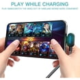 thumbnail image 5 of Fostbeen 3 Pack Gaming LED Nylon Braided Charge USB Data Cable Compatible with Phone/Pad/Pod (6.5FT Black/2M), 5 of 7