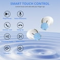 thumbnail image 5 of Haysky Wireless Bluetooth Earbuds, Noise Cancelling, Sound Optimization, Redesigned Comfort Fit Bluetooth Headphones Stereo Bass Ear Buds, 40H Playtime with LED Display, White, 5 of 9