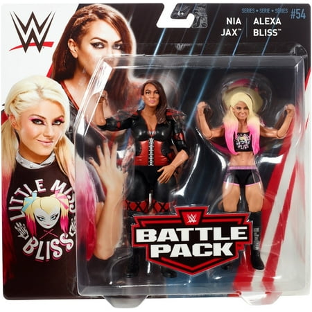 Alexa Bliss & Nia Jax WWE Mattel Battle Pack Series 54 Action