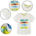 thumbnail image 2 of LYMAYTER Kids Boys Soft T-Shirt Toddler Summer Printed Tees Baby Pullovers Shirt for 2-7 T, 2 of 10