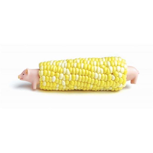 Charcoal Companion CC5008 Corn Holders Pig, Set of 4