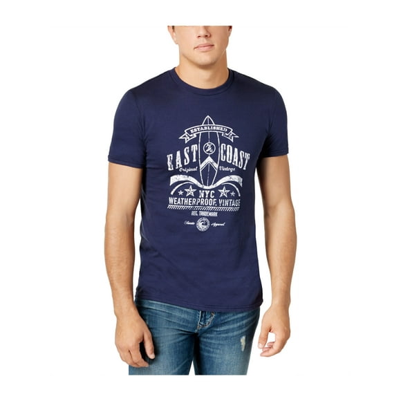 Weatherproof Mens Big Sur Vintage Graphic T-Shirt navy XL