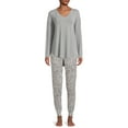thumbnail image 5 of Secret Treasures Women's and Women's Plus Size Hacci Knit Pajama Jogger Pants, 5 of 5