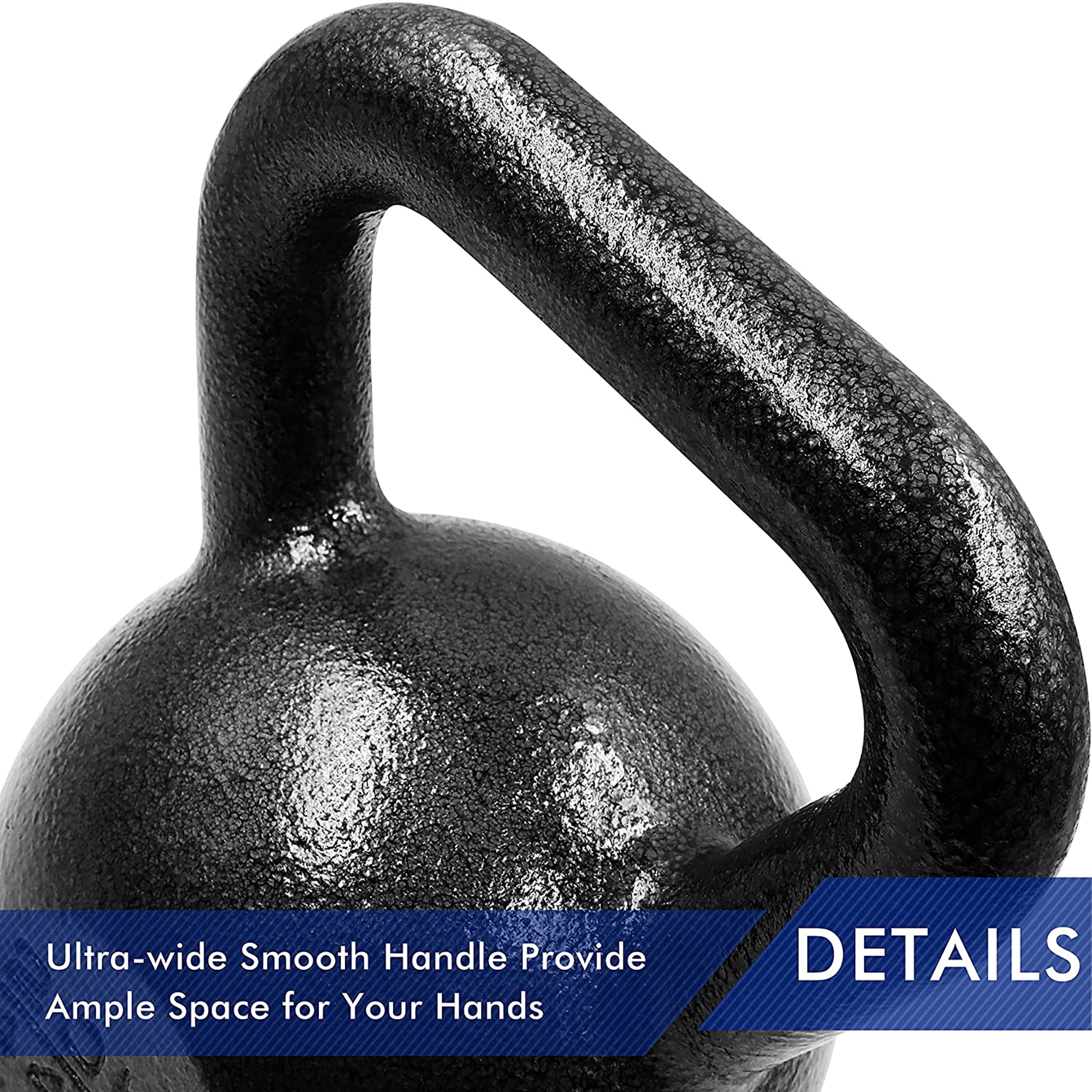 Athletic Works 16KG Kettlebell, Durable Black Hammertone Athletic Works 16KG Kettlebell, Durable Black Hammertone